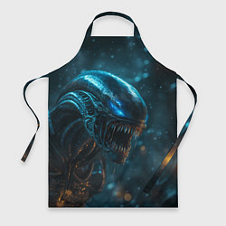 Фартук кулинарный Alien space, цвет: 3D-принт