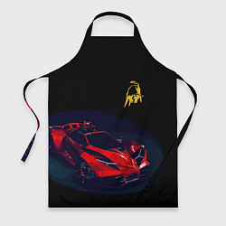 Фартук кулинарный Lamborghini Diverso - motorsport, цвет: 3D-принт
