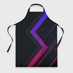 Фартук Color black line