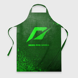 Фартук кулинарный Need for Speed - green gradient, цвет: 3D-принт