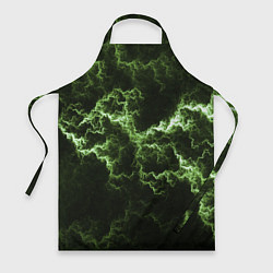 Фартук кулинарный Lightning green glow, цвет: 3D-принт