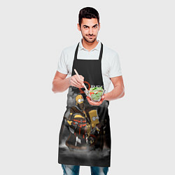 Фартук кулинарный God of beer, цвет: 3D-принт — фото 2