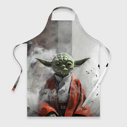 Фартук кулинарный Йода в тумане, цвет: 3D-принт