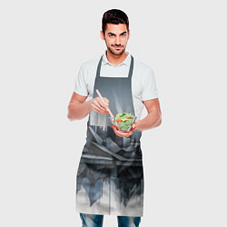 Фартук кулинарный Небоскребы и скалы, цвет: 3D-принт — фото 2