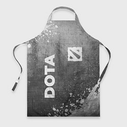 Фартук кулинарный Dota - grey gradient вертикально, цвет: 3D-принт