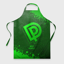 Фартук кулинарный Deep Purple - green gradient, цвет: 3D-принт
