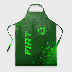 Фартук кулинарный Fiat - green gradient вертикально, цвет: 3D-принт