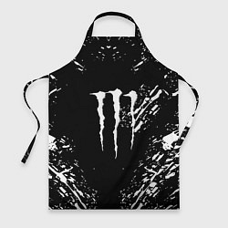 Фартук Monster energy white splash