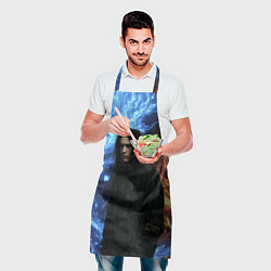 Фартук кулинарный Bones депрессивный стиль, цвет: 3D-принт — фото 2