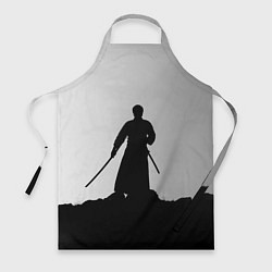 Фартук кулинарный Самурай в поле, цвет: 3D-принт