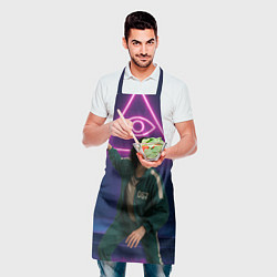 Фартук кулинарный Игрок 067 замахивается - Игра в кальмара, цвет: 3D-принт — фото 2