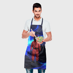 Фартук кулинарный Игра в кальмара страж треугольник, цвет: 3D-принт — фото 2