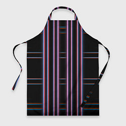 Фартук кулинарный Neon red blue black, цвет: 3D-принт