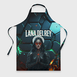 Фартук Lana Del Rey в стиле киберпанка