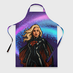 Фартук кулинарный Леди Гага в костюме супергероя, цвет: 3D-принт