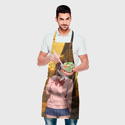 Фартук кулинарный Недовольная Сиратори Айра, цвет: 3D-принт — фото 2