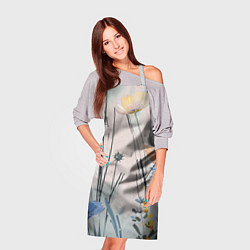 Фартук кулинарный Цветы полевые, цвет: 3D-принт — фото 2