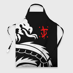 Фартук кулинарный Doom dragon steel, цвет: 3D-принт