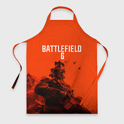 Фартук кулинарный Солдат и самолеты Battlefield 6, цвет: 3D-принт