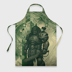 Фартук кулинарный Мощный бронированный хищник, цвет: 3D-принт