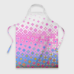 Фартук Розово-голубой узор