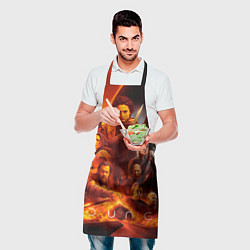Фартук кулинарный Главные герои Dune part two, цвет: 3D-принт — фото 2