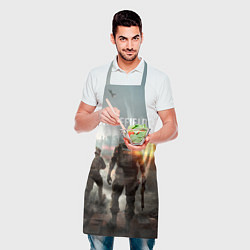 Фартук кулинарный Битва за Бруклин из Battlefield 6, цвет: 3D-принт — фото 2