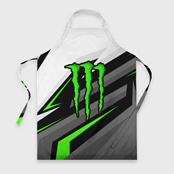 Фартук кулинарный Monster energy - green sport, цвет: 3D-принт
