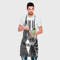 Фартук кулинарный Зебра, цвет: 3D-принт — фото 2