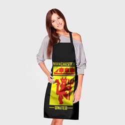 Фартук кулинарный Манчестер Юнайтед дьявол, цвет: 3D-принт — фото 2