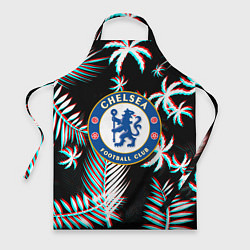 Фартук Chelsea тропики глитч текстура
