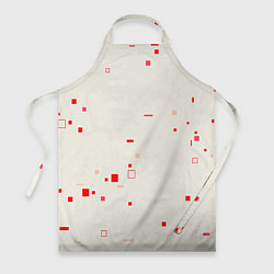 Фартук Color white red shapes