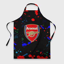 Фартук Arsenal неоновые брызги красок