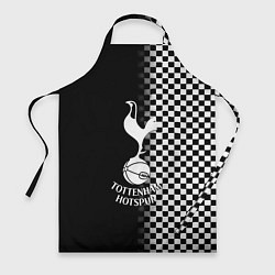 Фартук кулинарный Тоттенхэм клетка шахматная, цвет: 3D-принт