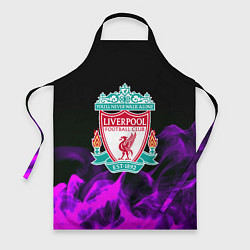 Фартук Liverpool неоновый огонь