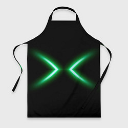 Фартук кулинарный Neon green lines, цвет: 3D-принт