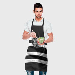 Фартук кулинарный Bayern Mnchen волны, цвет: 3D-принт — фото 2