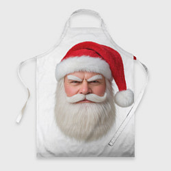 Фартук кулинарный Лицо санты, цвет: 3D-принт