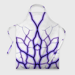 Фартук кулинарный Color white purple, цвет: 3D-принт