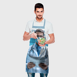 Фартук кулинарный Медицинский специалист, цвет: 3D-принт — фото 2