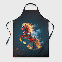 Фартук Огненная лошадь киборг