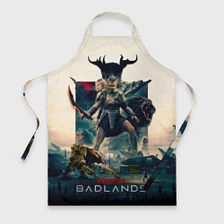Фартук кулинарный Персонажи из Хищник планета смерти, цвет: 3D-принт