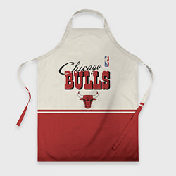 Фартук кулинарный NBA Chicago Bulls vintage, цвет: 3D-принт