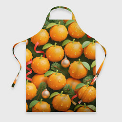 Фартук кулинарный Мандариновое настроение, цвет: 3D-принт