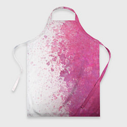 Фартук кулинарный Белый и розовый, цвет: 3D-принт