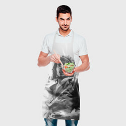 Фартук кулинарный Молодой Боб Марли, цвет: 3D-принт — фото 2