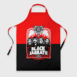 Фартук кулинарный Black Sabbath: Red Sun, цвет: 3D-принт