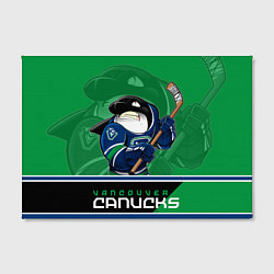 Холст прямоугольный Vancouver Canucks, цвет: 3D-принт — фото 2