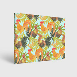 Холст прямоугольный Год петуха 2017, цвет: 3D-принт