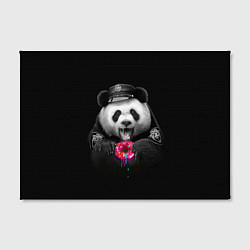 Холст прямоугольный Donut Panda, цвет: 3D-принт — фото 2